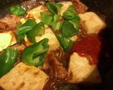 鯖缶と豆腐のケチャップ煮作り方4写真