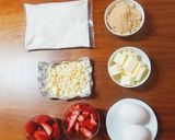 いちごとホワイトチョコのマフィン☆作り方1写真