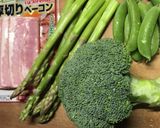 ♪超簡単・絶品春野菜とベーコン♪作り方1写真