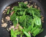 小松菜とツナ缶の甘辛炒め作り方6写真