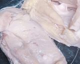 電気圧力鍋で 蒸しチキンきゅうり作り方1写真