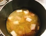 ベーコンと玉ねぎのコンソメスープパスタ作り方7写真