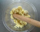 材料3つ☆フライパンで簡単芋きんつば。作り方3写真