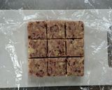 材料3つ☆フライパンで簡単芋きんつば。作り方6写真