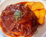 卵なし!煮込みハンバーグ作り方9写真