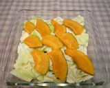 野菜たっぷり＊サーモンのレンジ蒸し作り方1写真