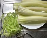 セロリの酢の物作り方1写真