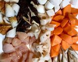 圧力鍋で簡単美味しい、筑前煮作り方1写真