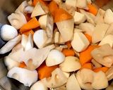 圧力鍋で簡単美味しい、筑前煮作り方2写真