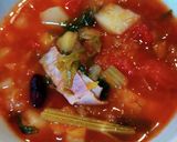 トマト缶で計量！我が家のミネストローネ作り方5写真