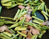 かき菜のベーコン炒め作り方3写真