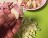 マヨネーズでりんごとベーコンのマフィン作り方4写真