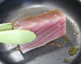簡単！マグロステーキ☆スモーク風味作り方2写真