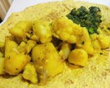 ベンガル風エビとほうれん草のカレー炒め作り方5写真