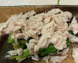 せりとサラダチキンのごまドレッシング和え作り方9写真