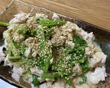 せりとサラダチキンのごまドレッシング和え作り方11写真