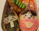 ひな祭りに＊おひなさま弁当＊作り方11写真