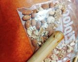 ザクザクナッツだれの春菊肉巻き作り方1写真