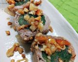 ザクザクナッツだれの春菊肉巻き作り方7写真