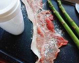 アスパラの豚肉巻き★味噌バターソース作り方3写真