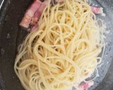 【簡単】ローマ風カルボナーラ【減塩】作り方5写真