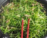 簡単♪豆苗のペペロンチーノ風作り方6写真
