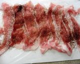 豚肉の人参ロール味噌ソテー作り方2写真