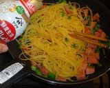 春を満喫♥️菜の花とスパムの絶品パスタ✨作り方5写真