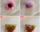 ピンクの道明寺で桜餅作り方13写真