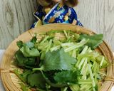 リカちゃん♡生ハム三つ葉白だし焼きそば作り方1写真