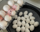 めちゃ旨！すき焼きのタレで、煮卵！作り方1写真