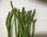 シャキシャキな春の味☆わらびのお刺身作り方1写真