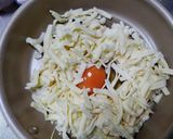 糖質制限　おからポテサラの目玉チーズ焼き作り方3写真