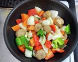 肉団子の酢豚風作り方4写真