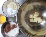 チョコレートバナナタルト♡作り方2写真