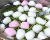 はんぺんあられ と 三つ葉の即席お吸い物作り方3写真