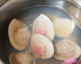 春を感じる♪はまぐり＆菜の花のお吸い物作り方4写真