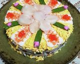 散らし寿司の押しお寿司ケーキです。作り方11写真