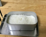 2種類のメスティンの水加減〜白米炊き〜作り方5写真