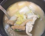 サラダチキンと白菜のみそ汁簡単ダイエット作り方9写真