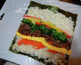 ＊私流 ラップde キンパ＊作り方9写真