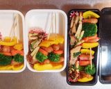 デコらない☆カラフル串野菜弁当0227作り方1写真