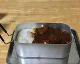 レトルトカレーで山ごはん作り方6写真