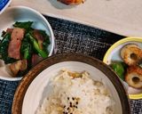 さきいかと生姜炊き込みご飯作り方5写真