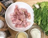菜花のシーザーサラダ風作り方1写真