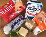 苺と抹茶の3色レアチーズケーキ作り方1写真
