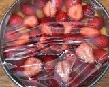 苺と抹茶の3色レアチーズケーキ作り方32写真