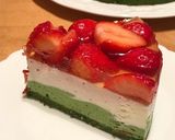 苺と抹茶の3色レアチーズケーキ作り方35写真