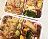 パートナーと二女のお弁当♡作り方1写真