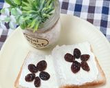 ♡クリームチーズのお花トースト♡作り方1写真